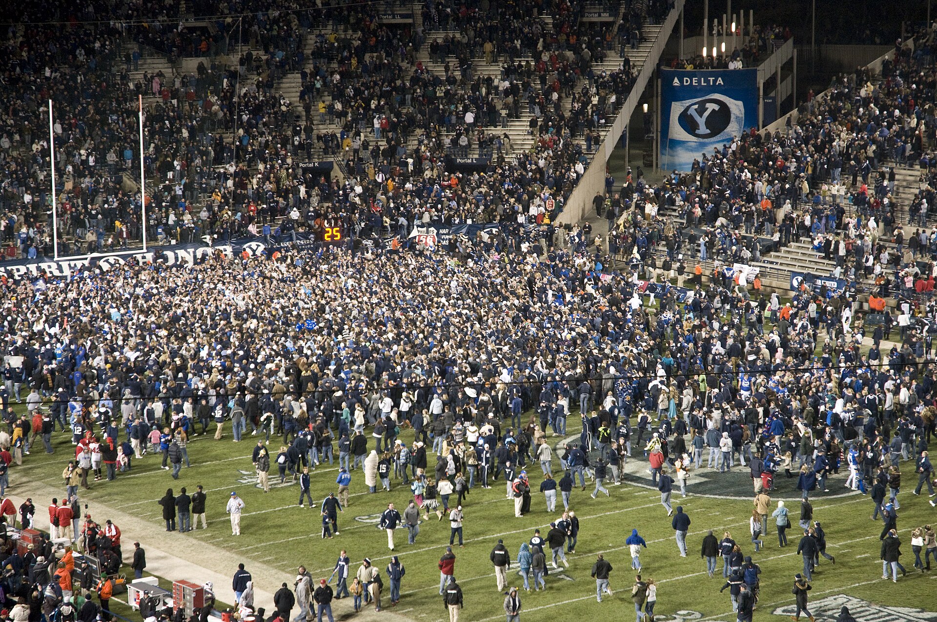 BYU in action -- the No. 8 Cougars beat Iowa State 24-10 on Friday night behind Bear Bachmeier's career night