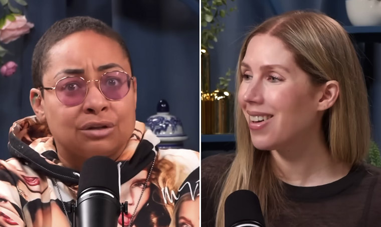 Raven-Symoné and Miranda Maday, hosts of the Tea Time podcast