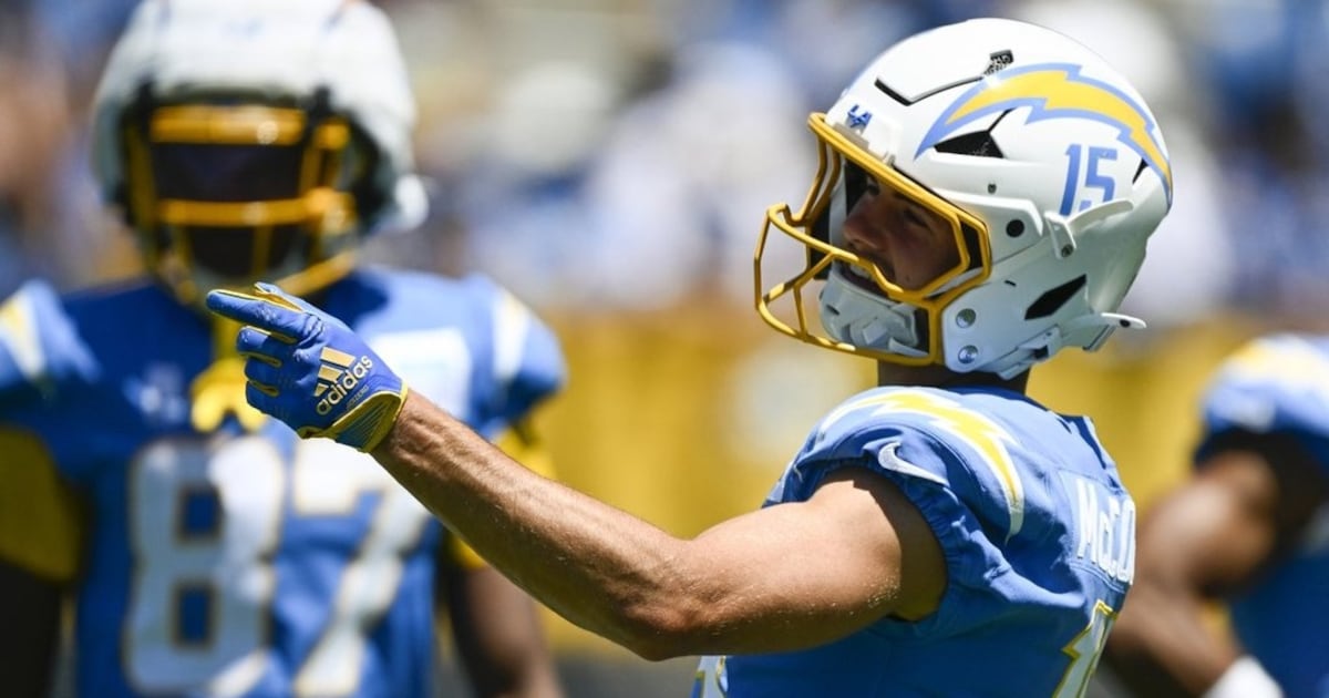 Los Angeles Chargers wide receiver Ladd McConkey