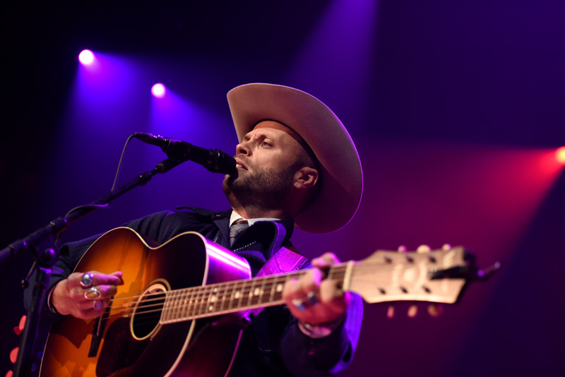 Charley Crockett performing live during his extensive 2026 North American tour.