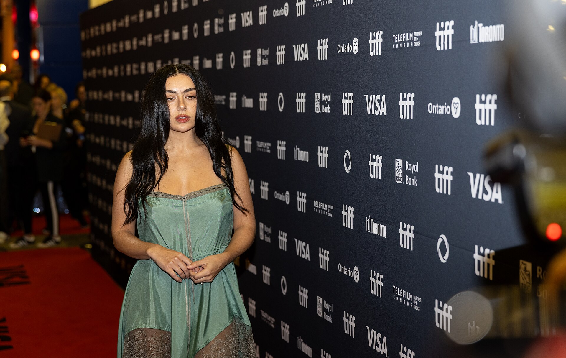 Charli XCX at the Toronto International Film Festival in 2025