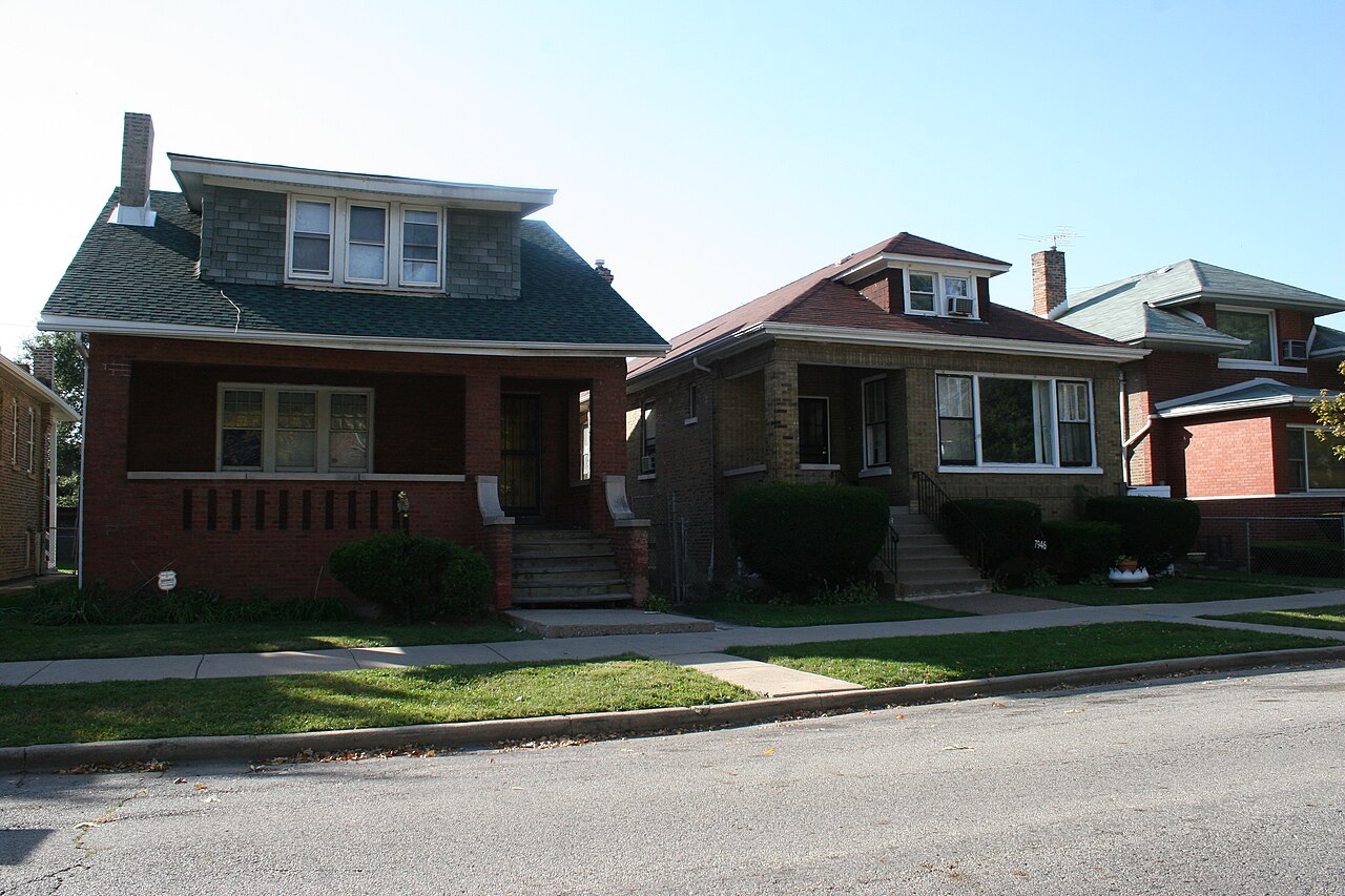 Brick bungalows in Chicago’s West Chatham historic district, near the South Side neighborhood where a 7-year-old was killed Saturday