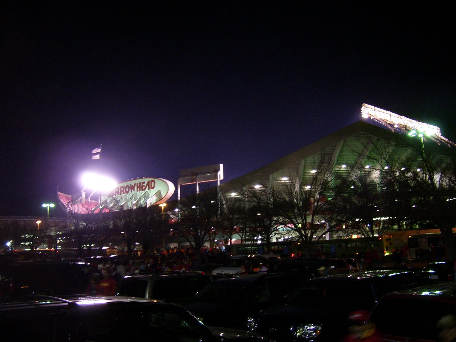 Arrowhead Stadium in Kansas City, Missouri.