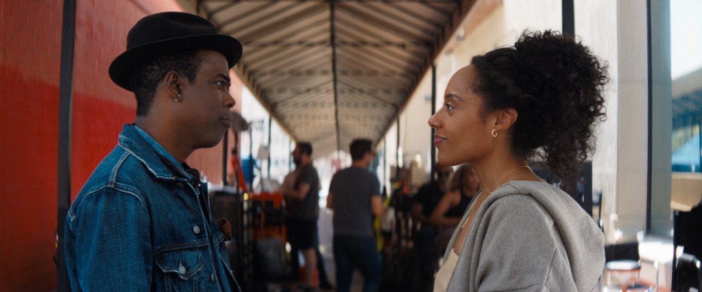 Chris Rock and Rosalind Eleazar in Misty Green