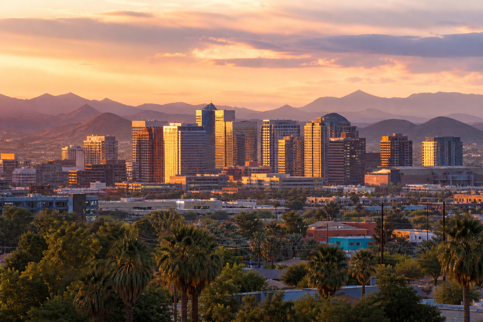 Phoenix skyline