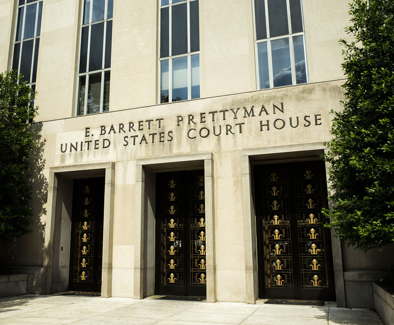 The U.S. District Courthouse in Washington, D.C.