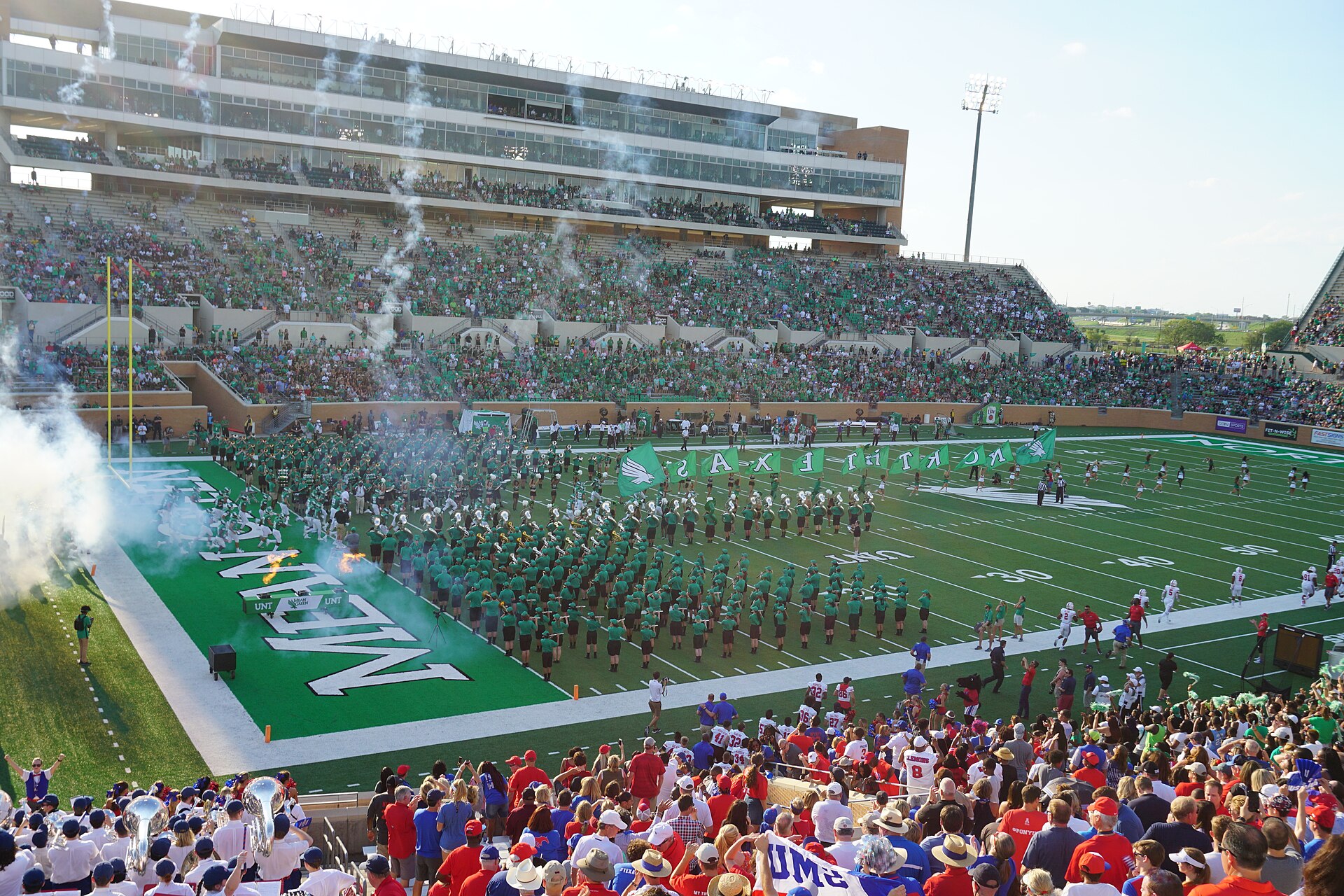 North Texas takes the field at home in Denton
