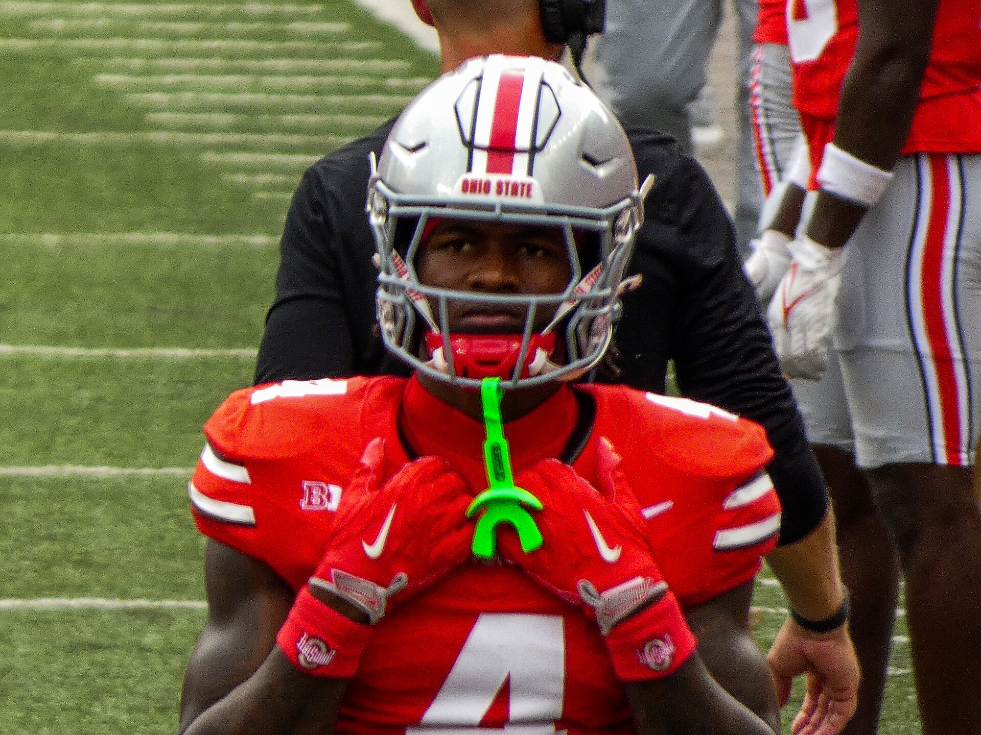 Ohio State wide receiver Jeremiah Smith in action (file photo)