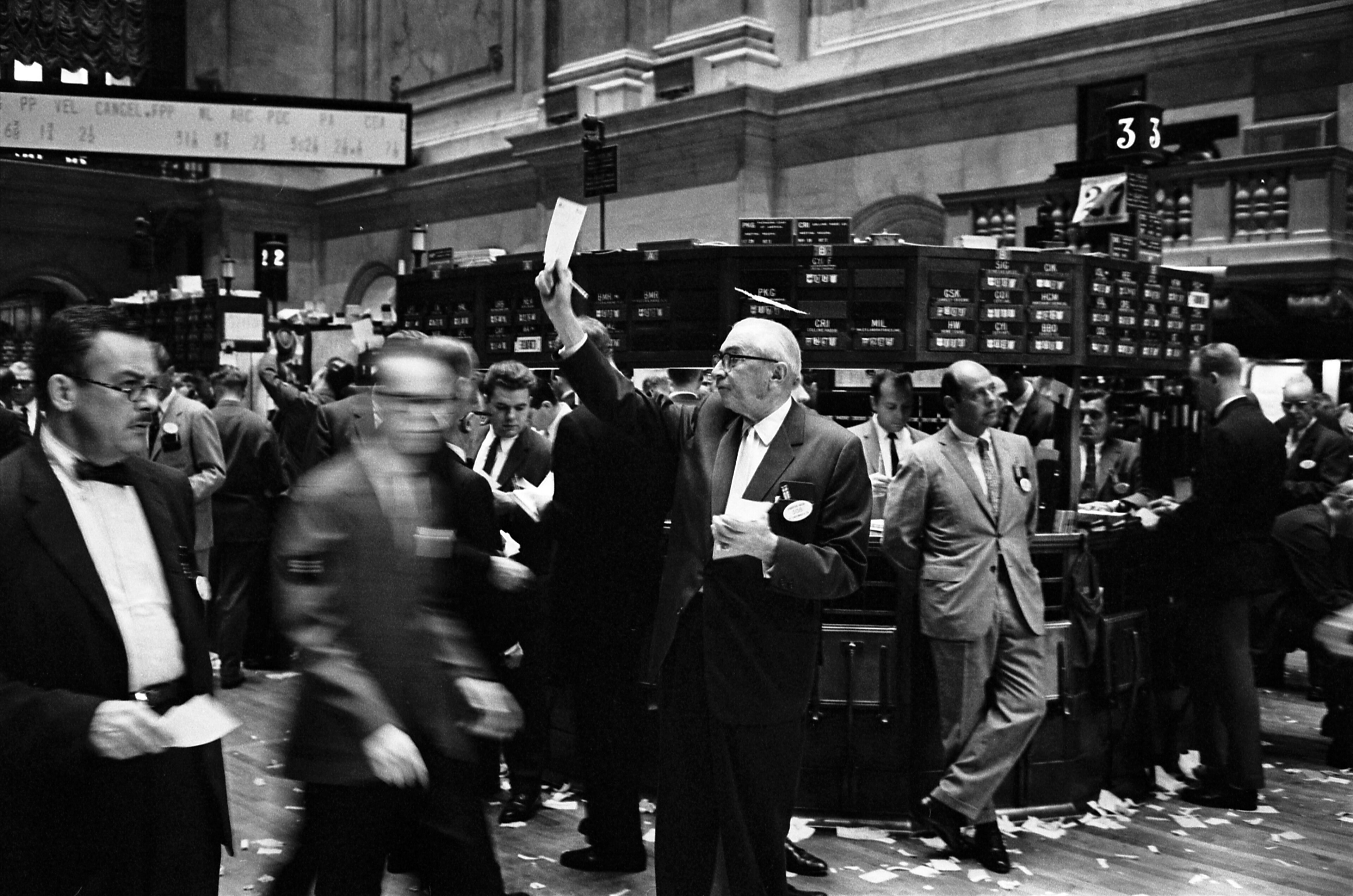 The trading floor of the New York Stock Exchange