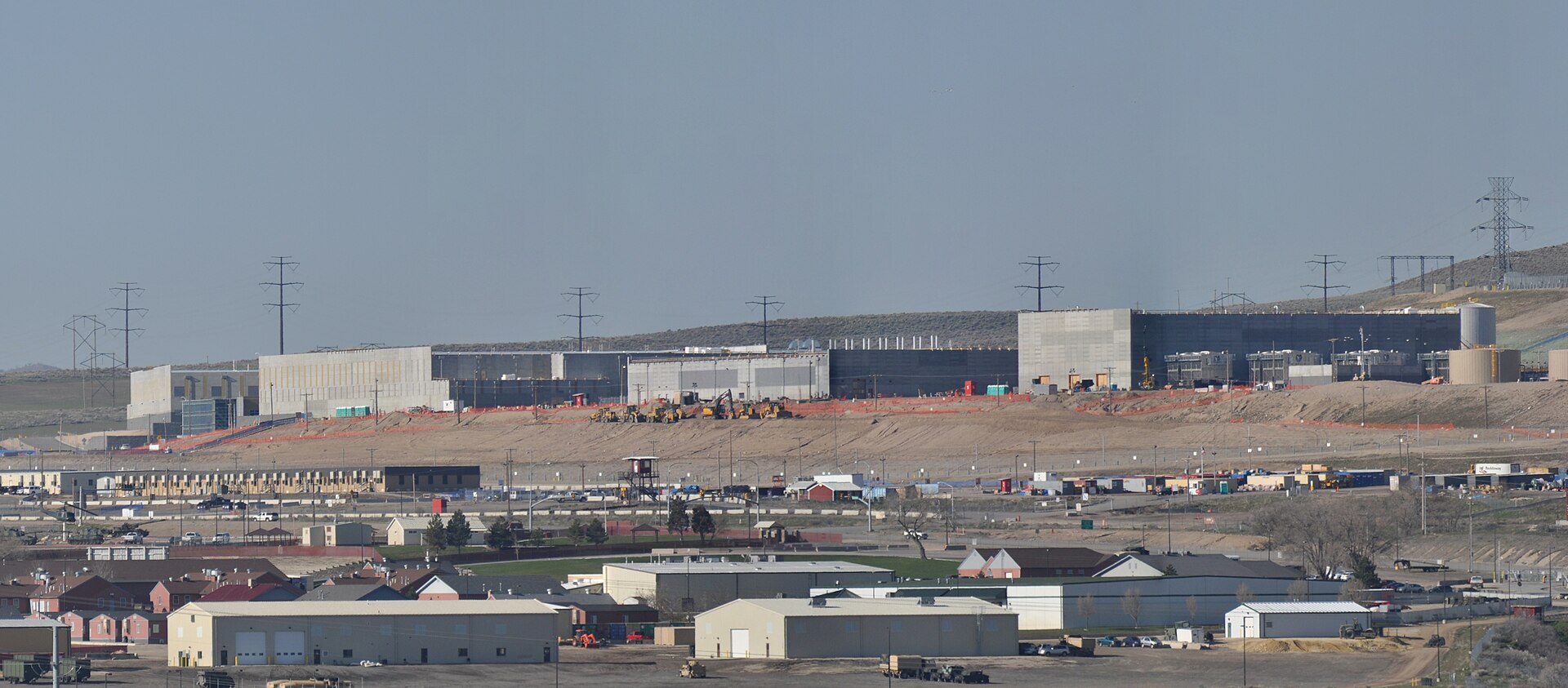 A data center server hall