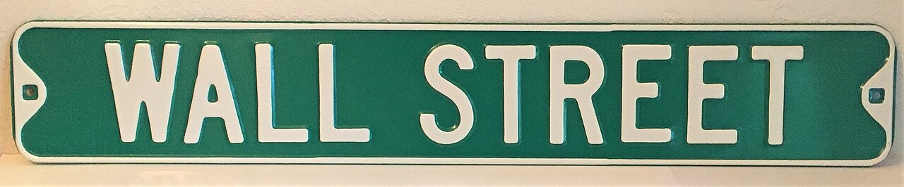 Wall Street sign in New York