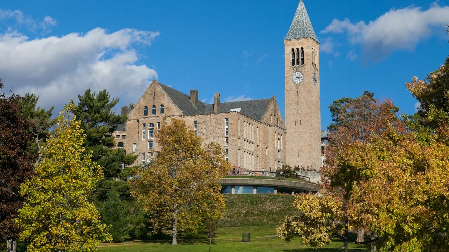 The Ithaca area on a clear day