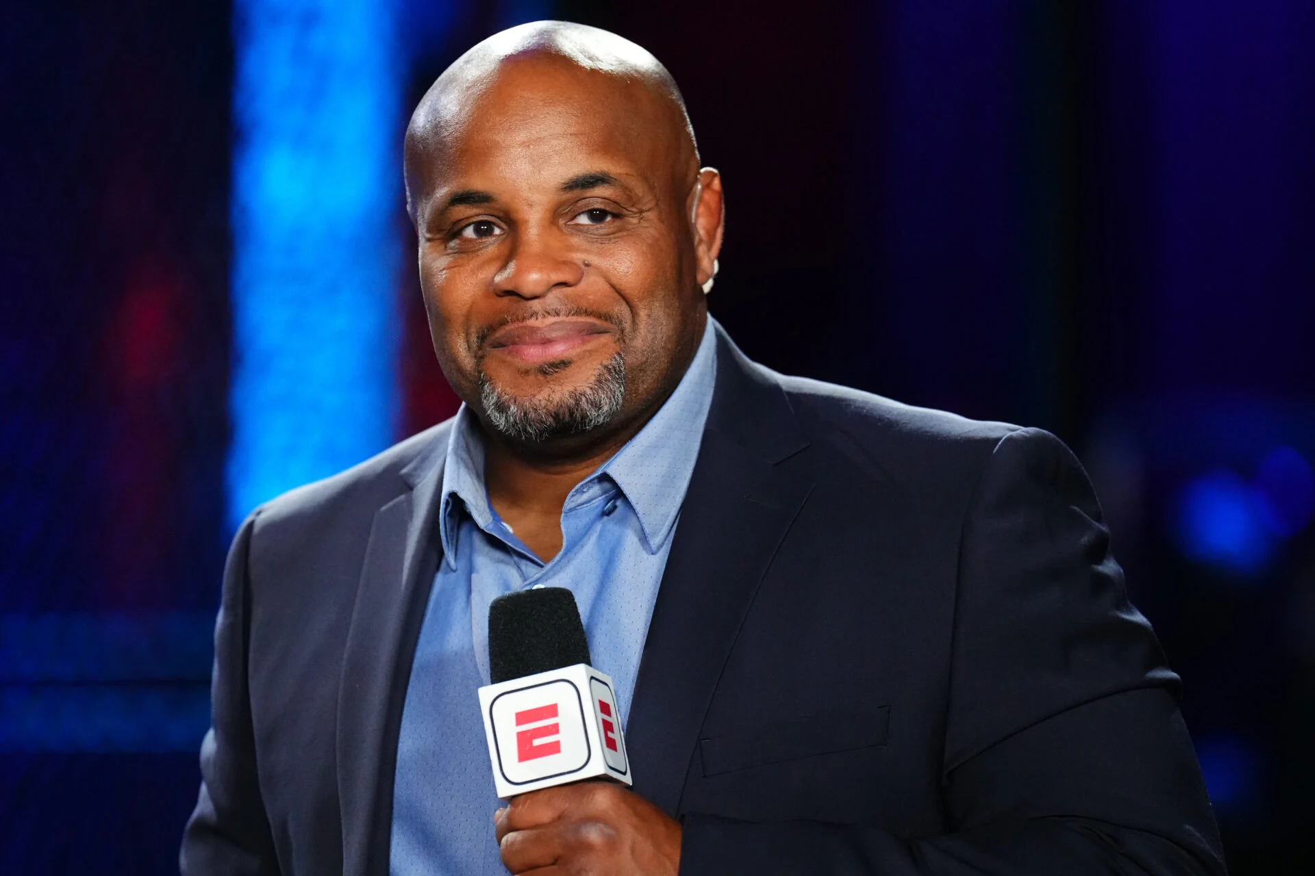 Daniel Cormier on UFC broadcast duty