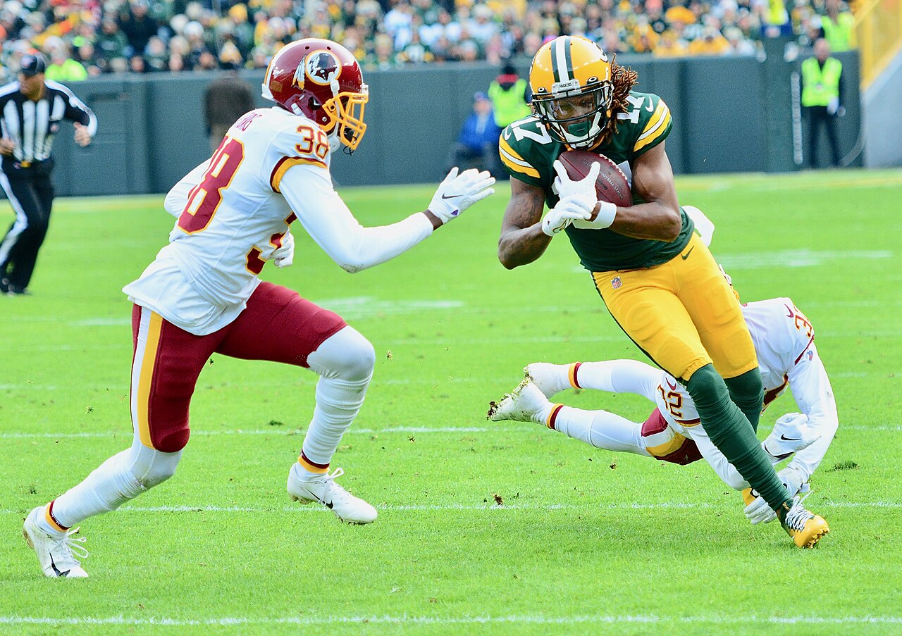 Davante Adams in action during his Green Bay years (file photo)