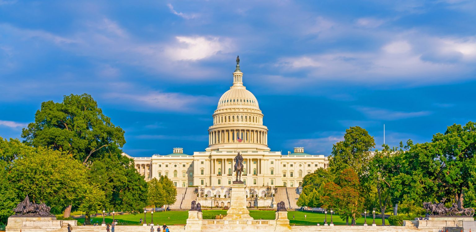 The U.S. Capitol building in Washington, D.C., in daylight
