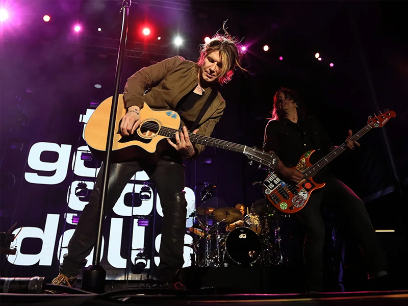 The Goo Goo Dolls performing live — the band joins Def Leppard's 2027 tour for all 45 dates.