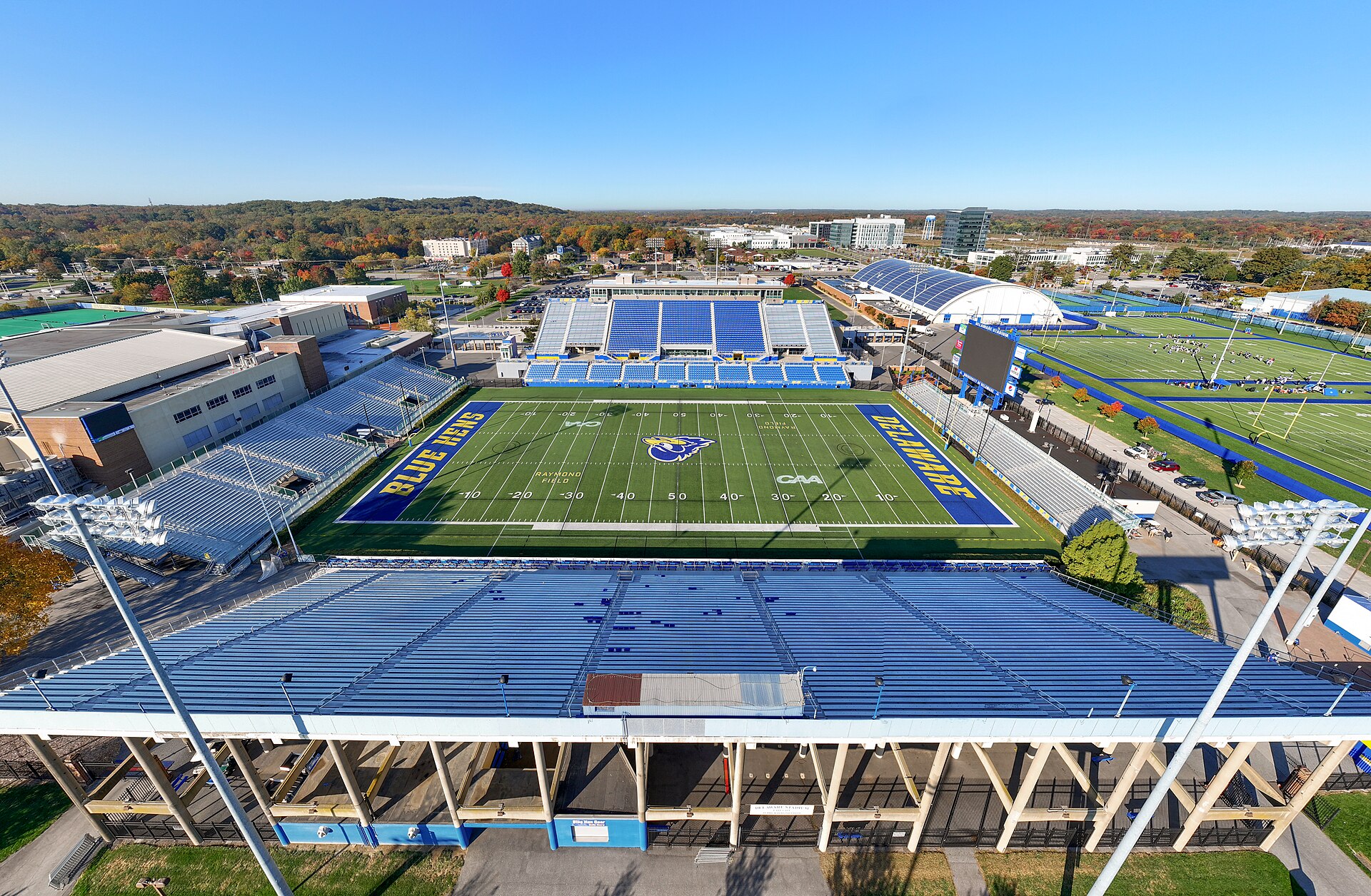 Delaware Stadium in Newark on game night (file photo)