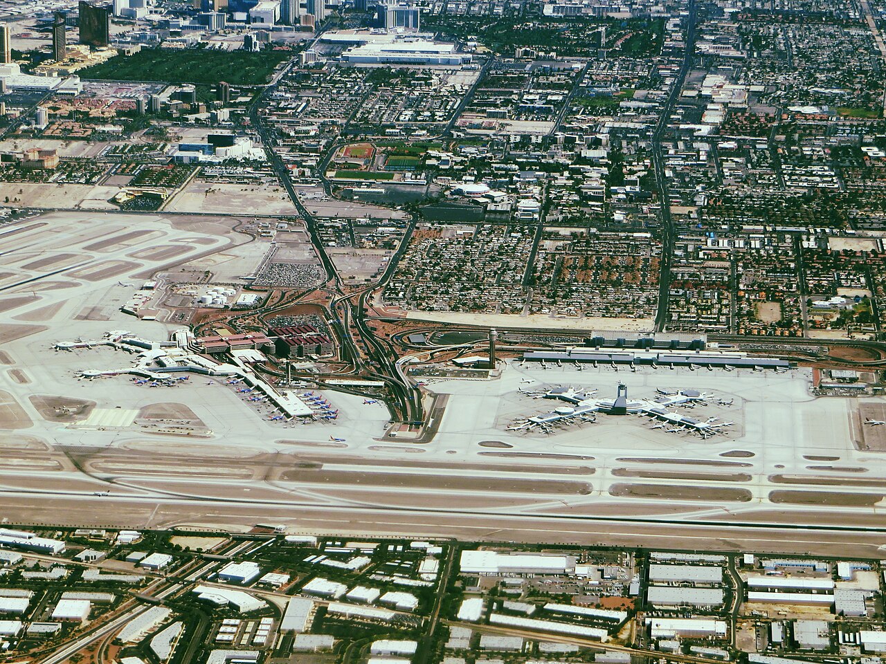 Harry Reid International Airport in Las Vegas (file photo)