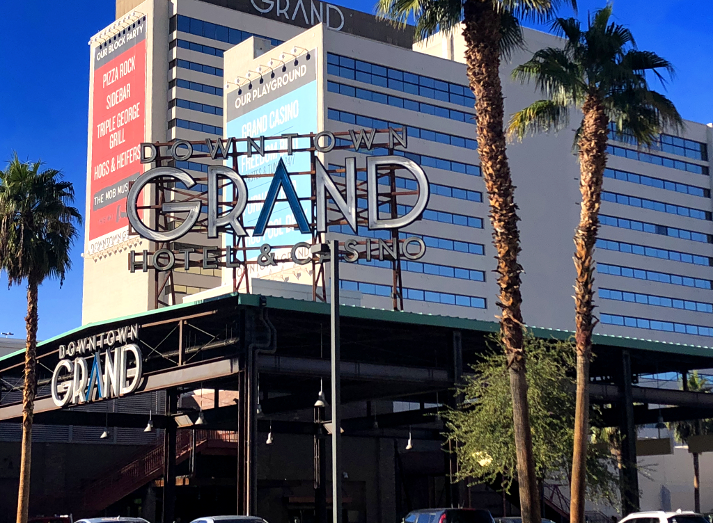 The Downtown Grand hotel-casino in downtown Las Vegas