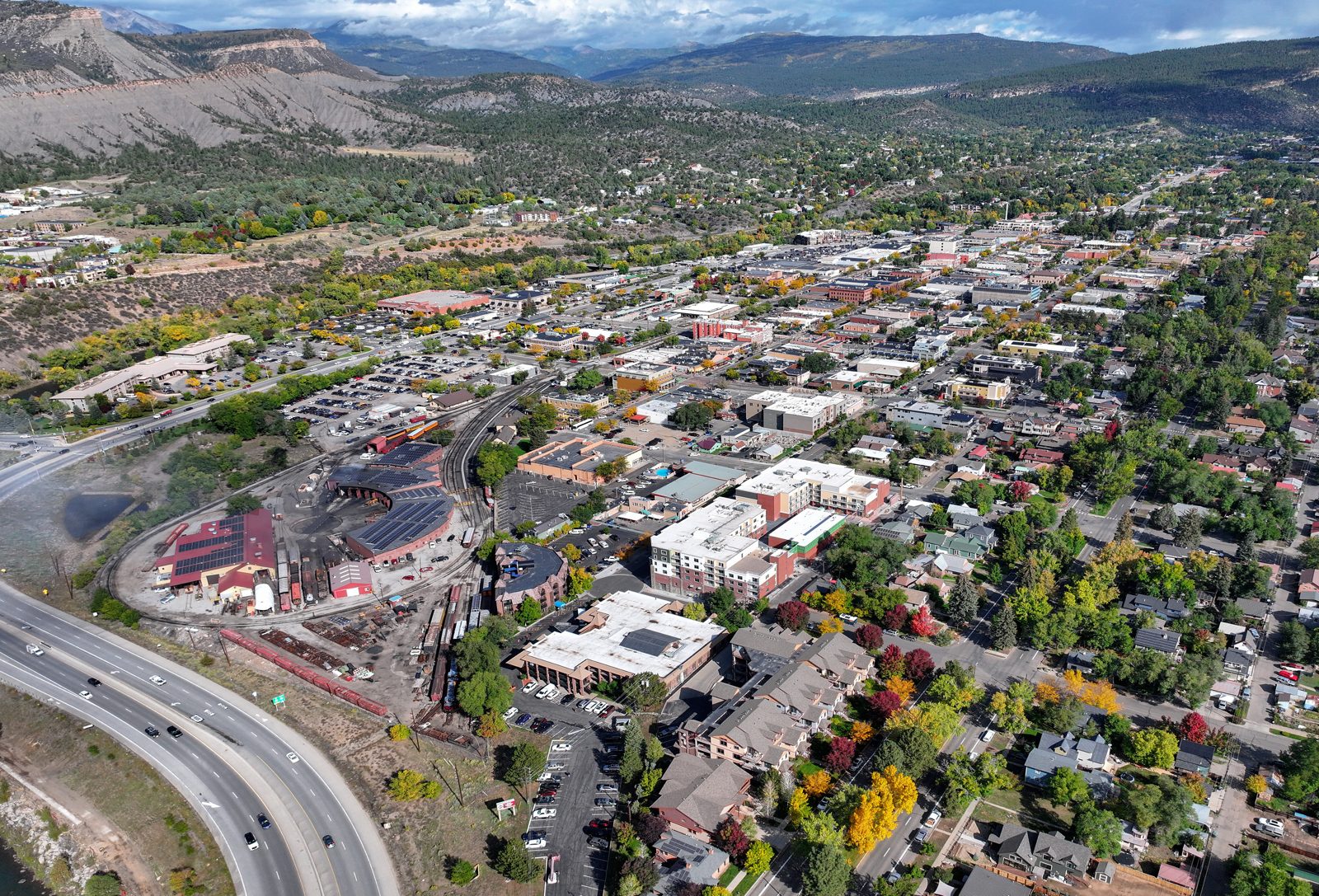 A Colorado ski town in winter, the setting world of Durango