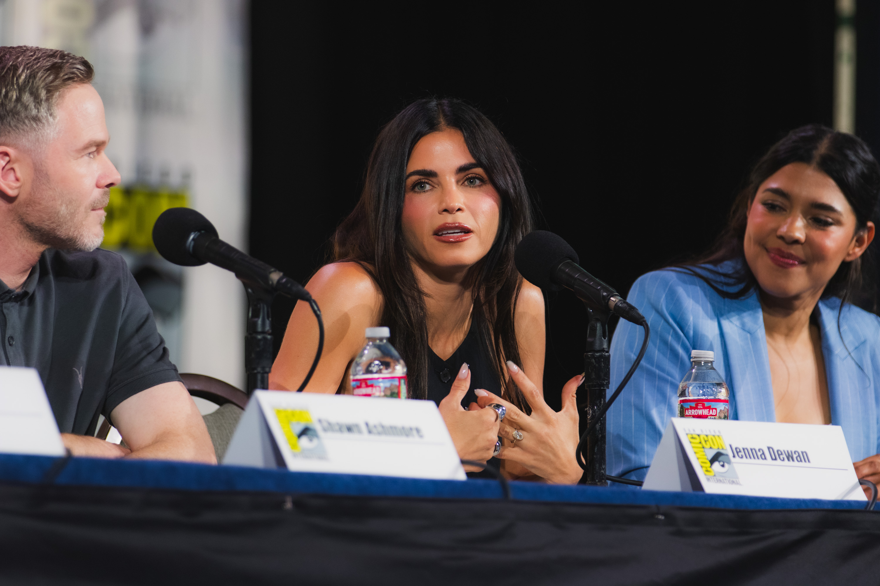 Jenna Dewan, who tied for the top score on Super Bowl Night (file photo)