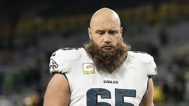Lane Johnson in a Philadelphia Eagles uniform