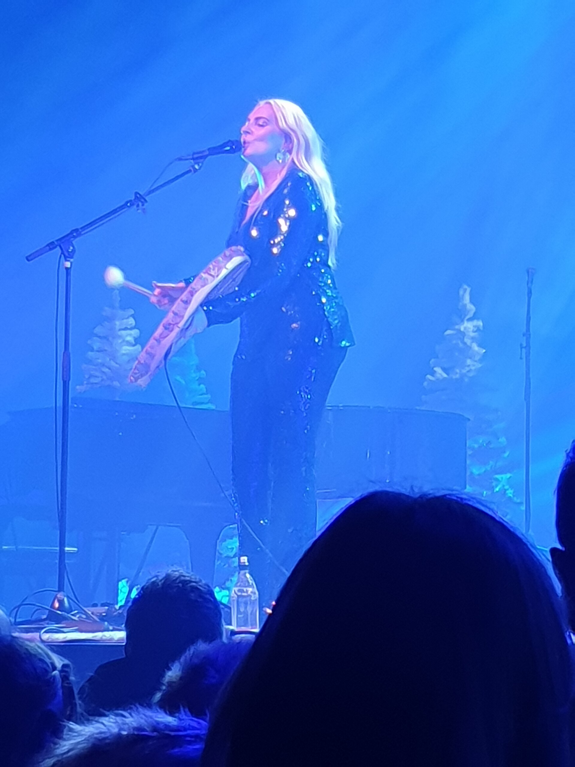 Eivør photographed at Harpa concert hall in Reykjavík