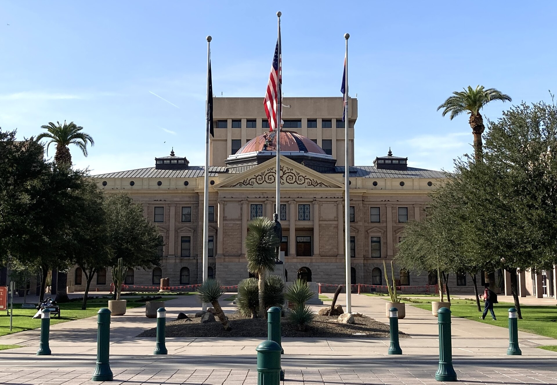 The Arizona State Capitol on a sunny day