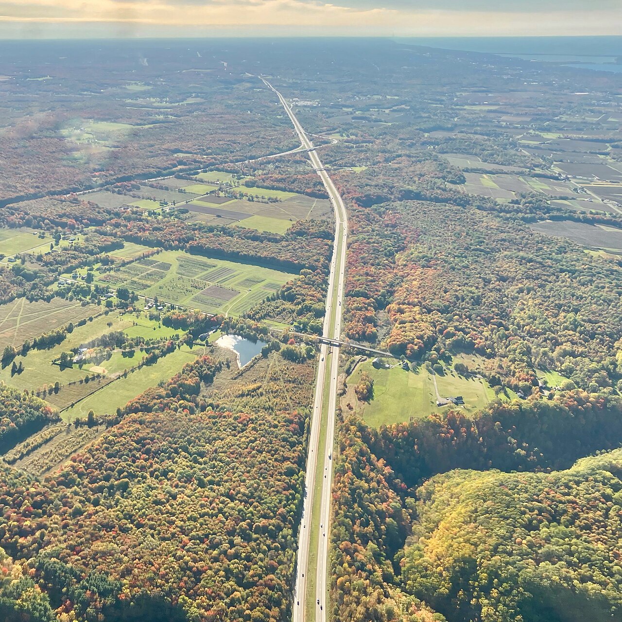 Lake Erie seen from the air (file photo)