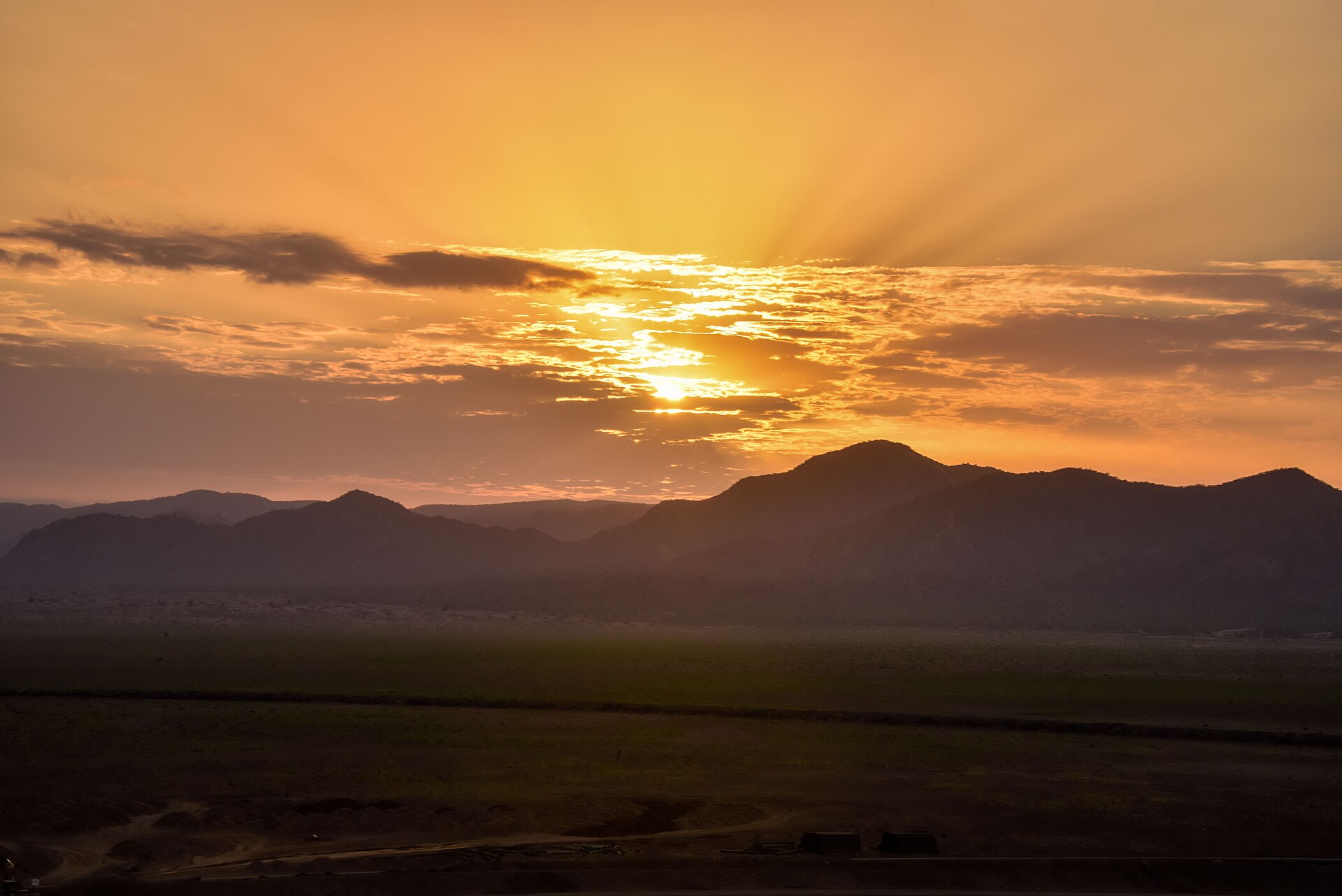 The mountainous landscape of northern Ethiopia near the Eritrean border (file photo)