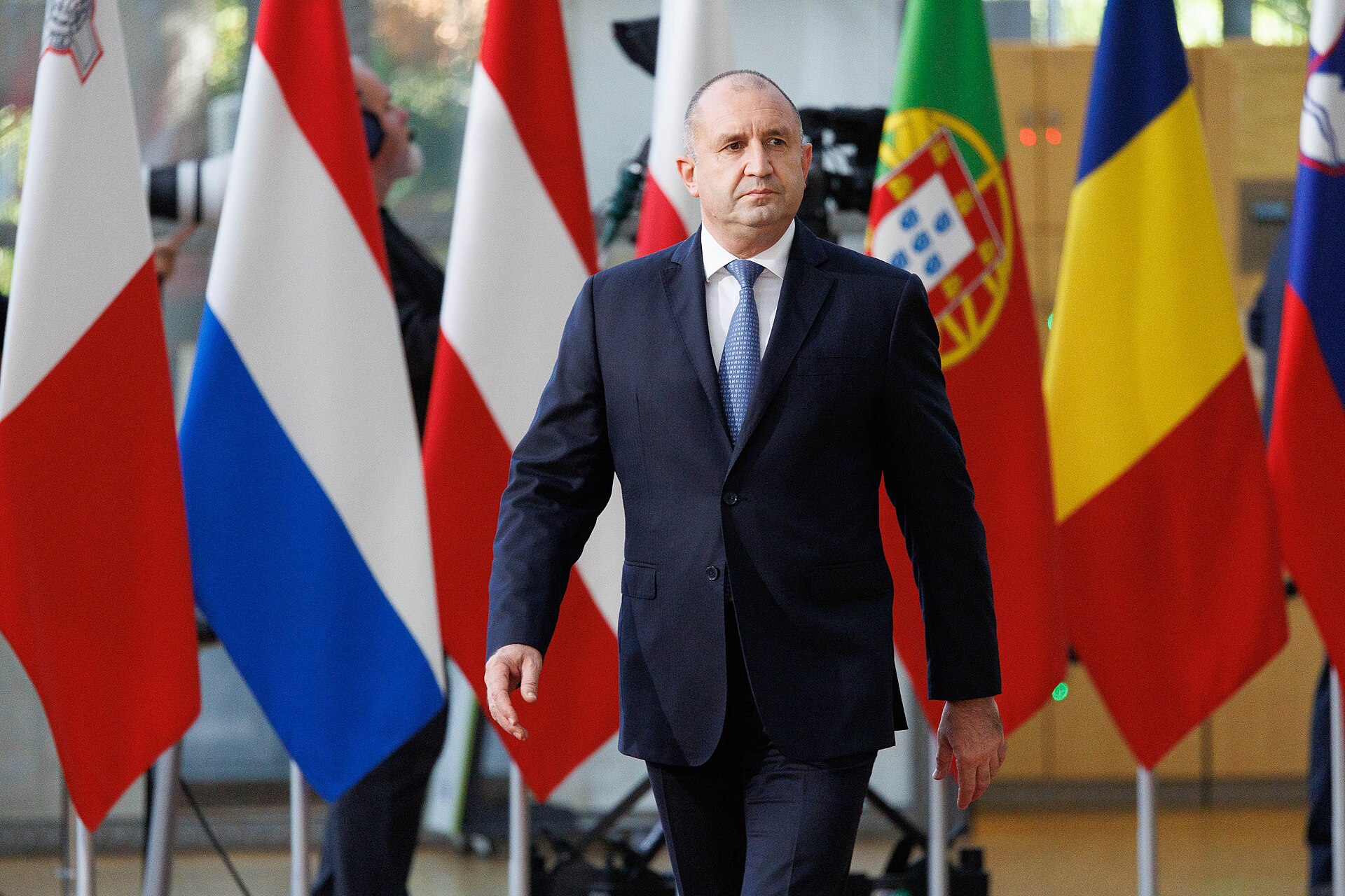 European leaders at a European Council meeting in Brussels (file photo)