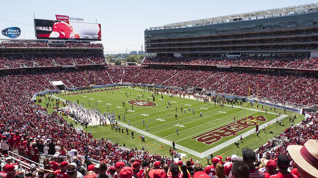 Levi's Stadium in Santa Clara during a 49ers game (file photo)
