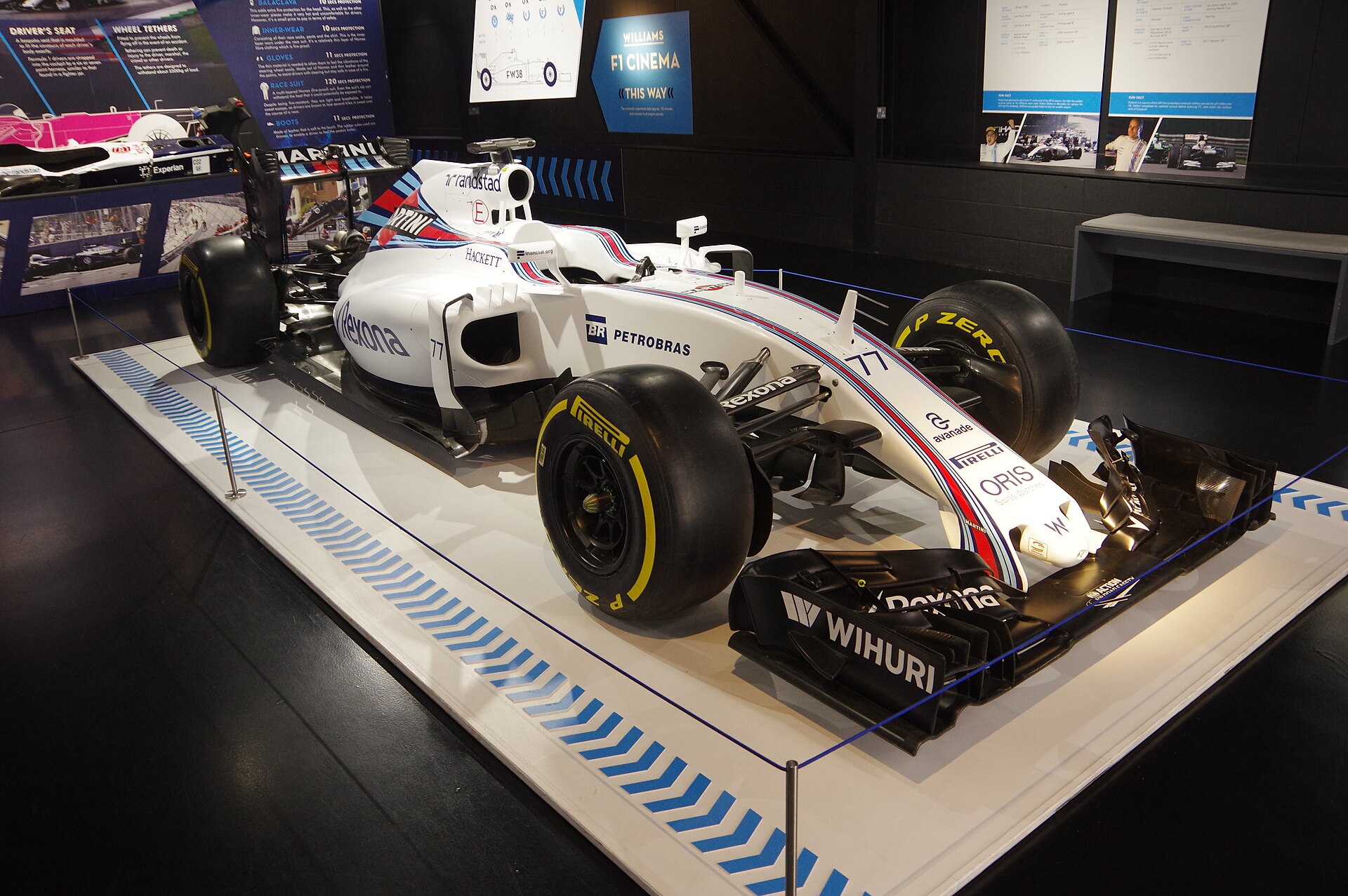 A Formula 1 car at speed (file photo)