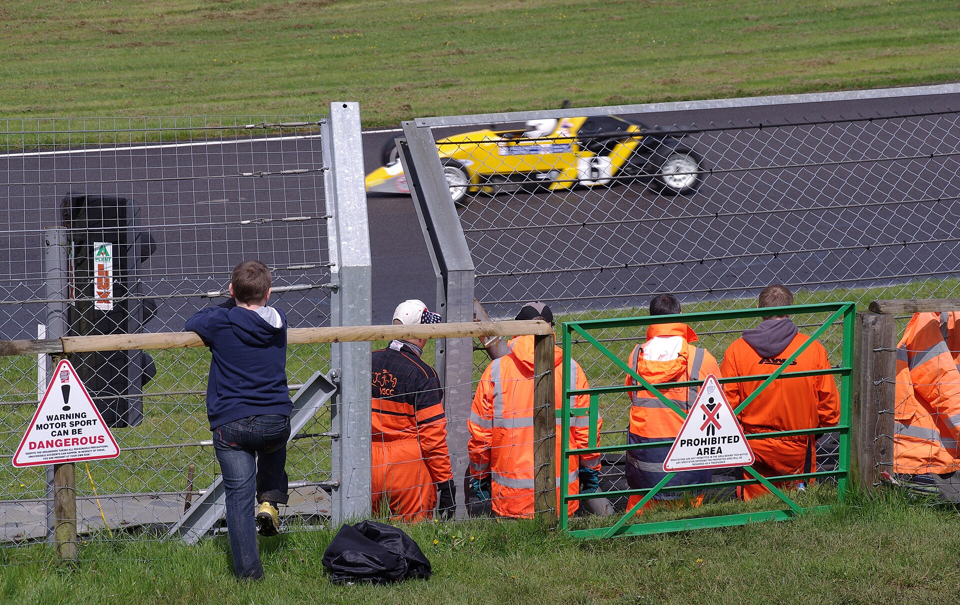 An open-wheel race car cornering in daylight (file photo)