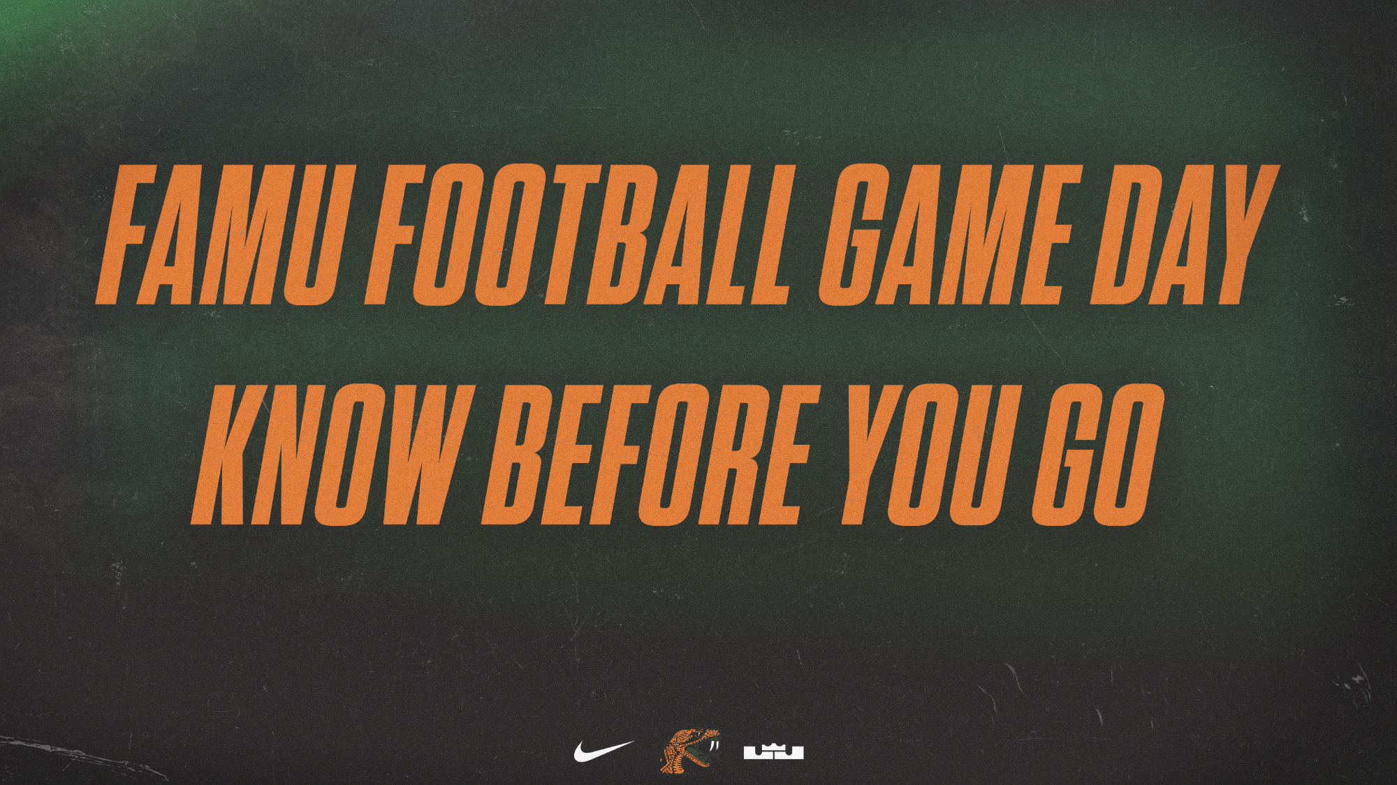 Florida A&M game day art — Rattlers football
