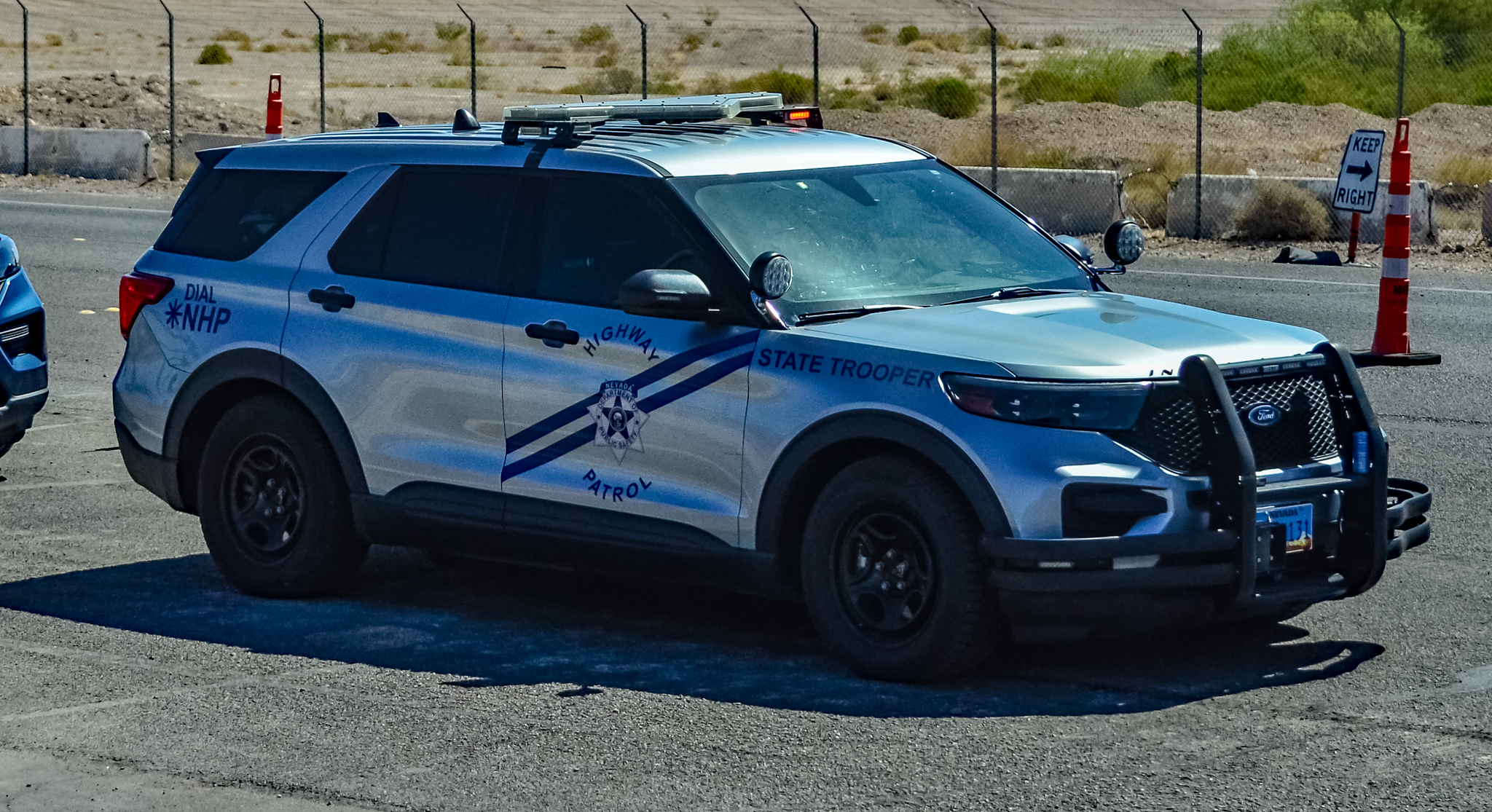 A Nevada Highway Patrol trooper