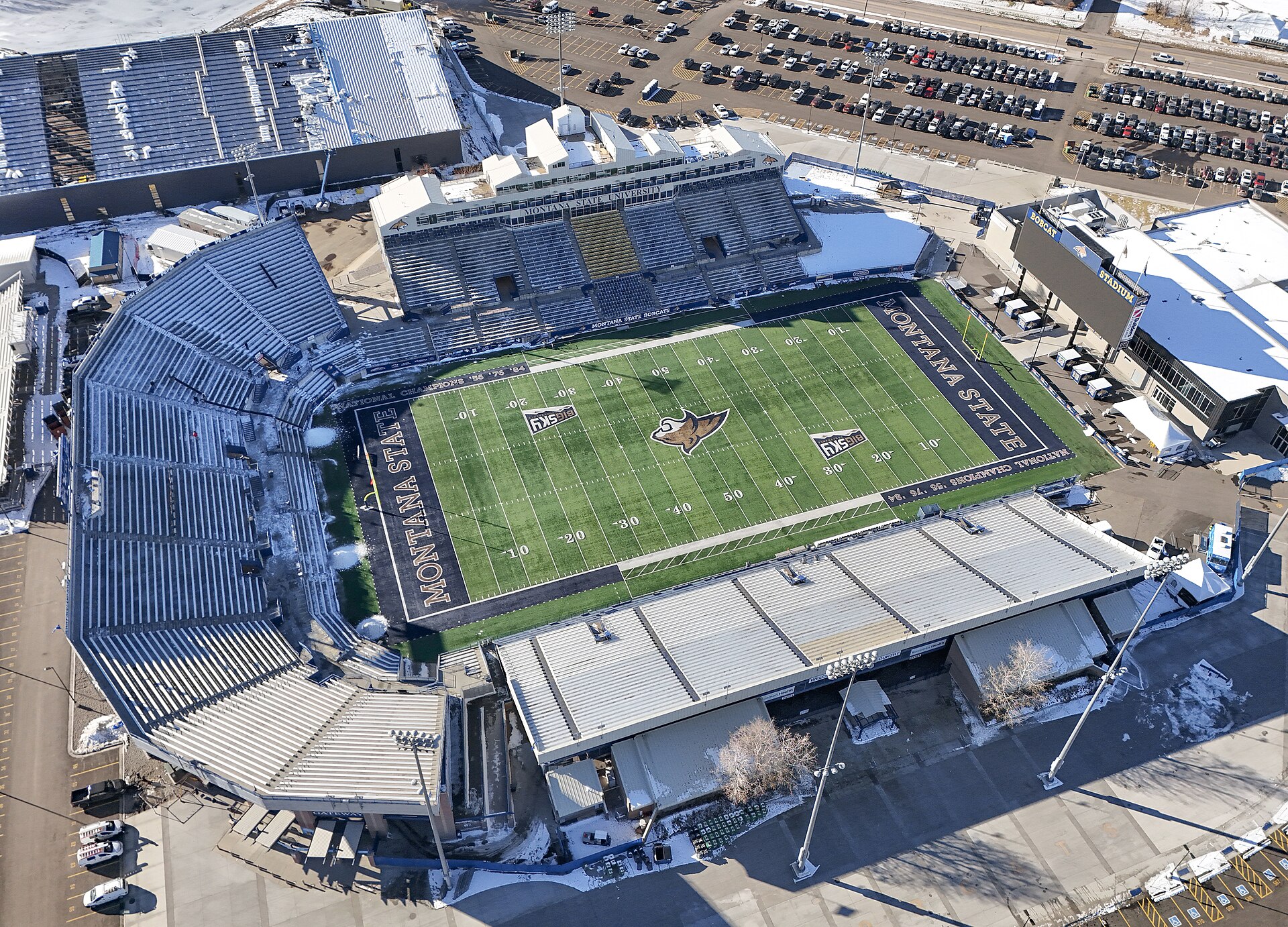 Bobcat Stadium in Bozeman, home of the Montana State Bobcats (file photo)