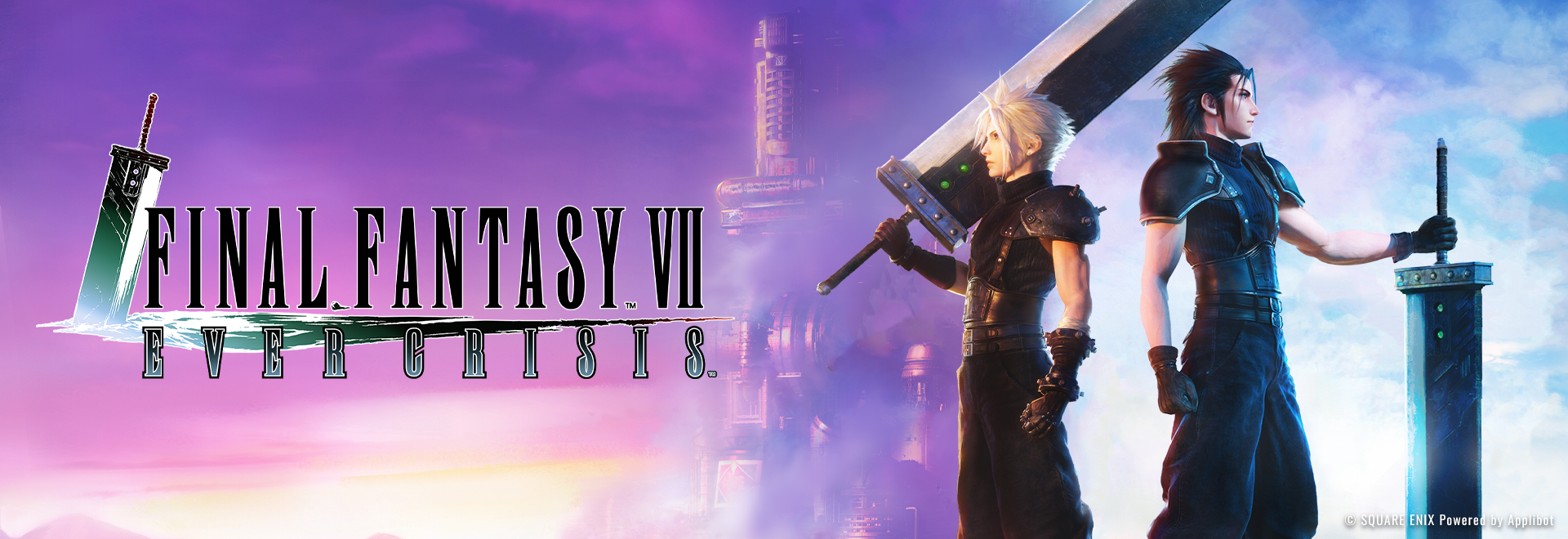 Official key art for Final Fantasy VII: Ever Crisis.