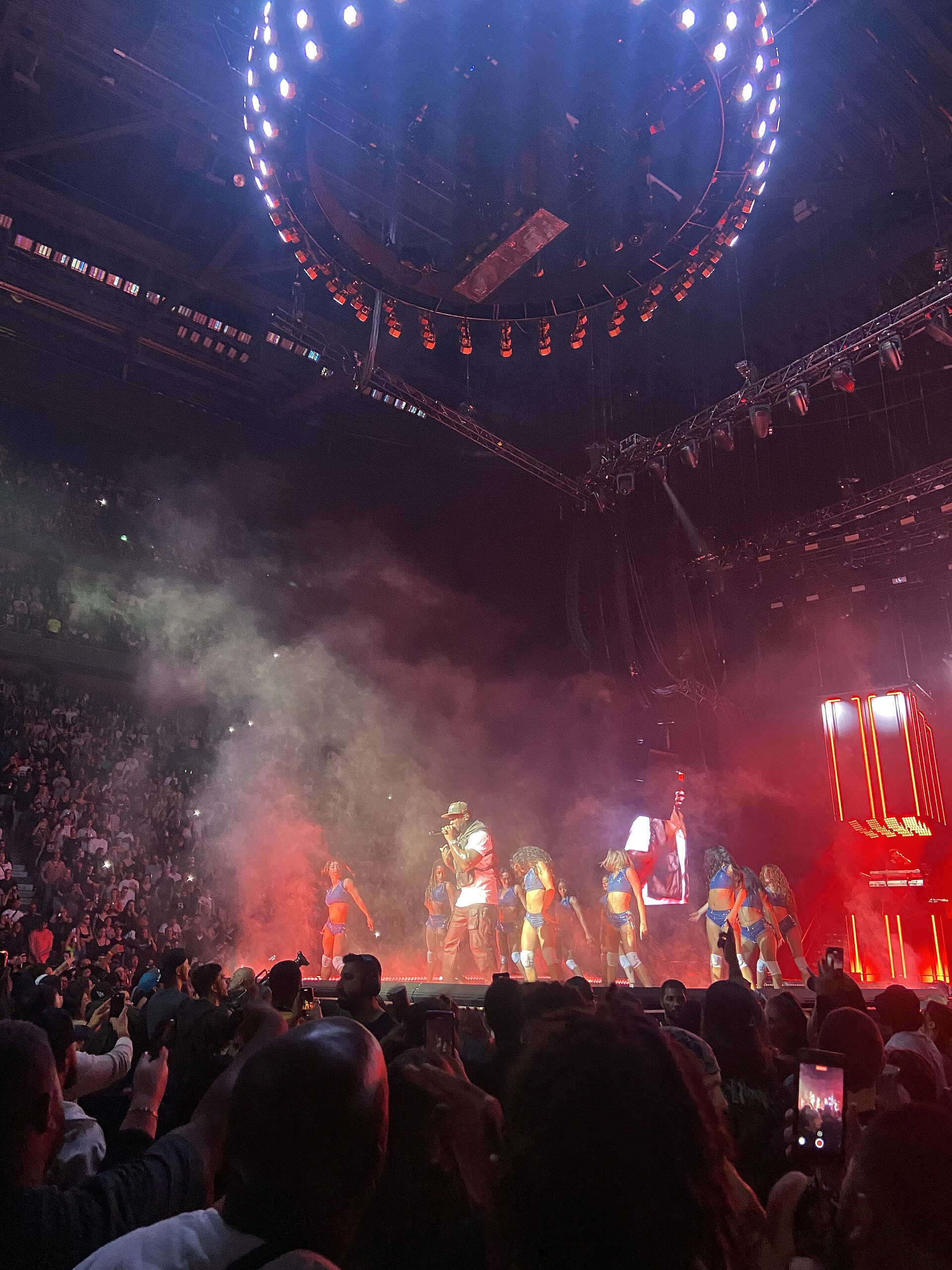50 Cent performing on the Final Lap Tour in Montreal