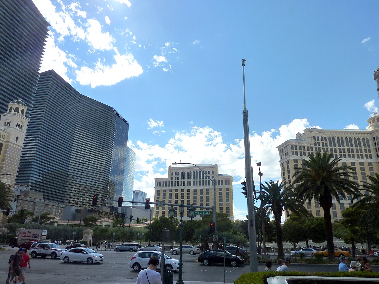 The Las Vegas Strip at night