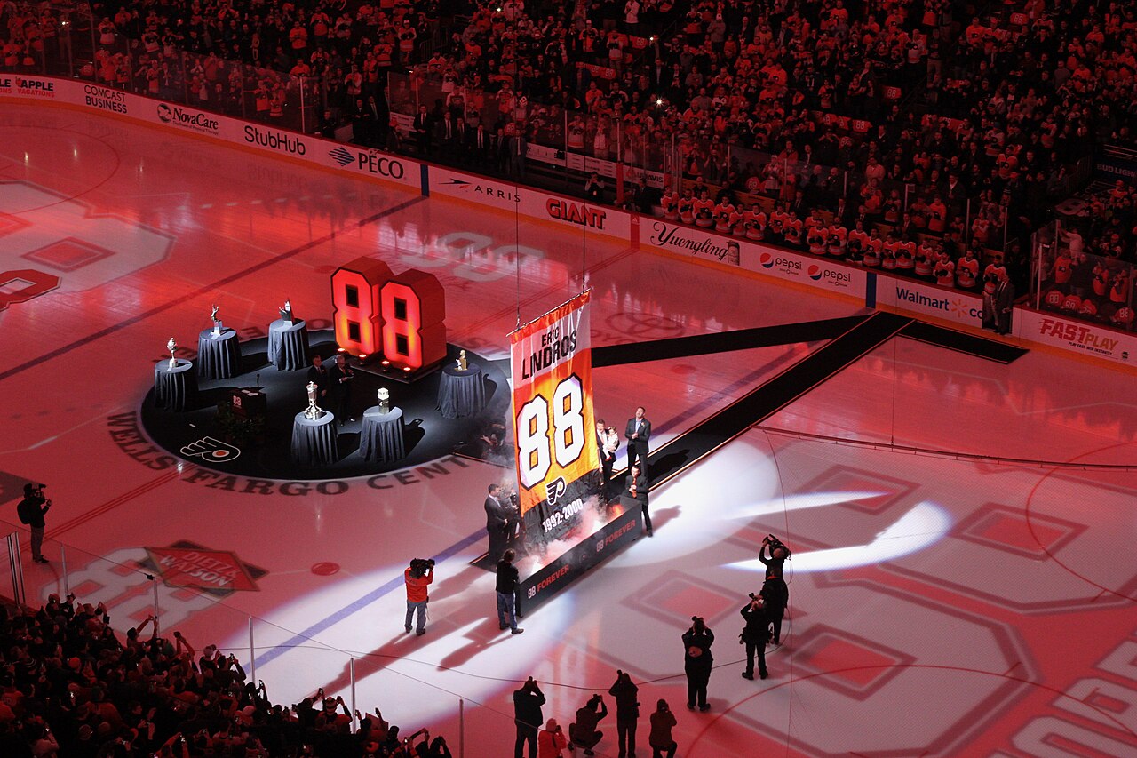 Philadelphia Flyers home arena during a ceremony night (file photo)