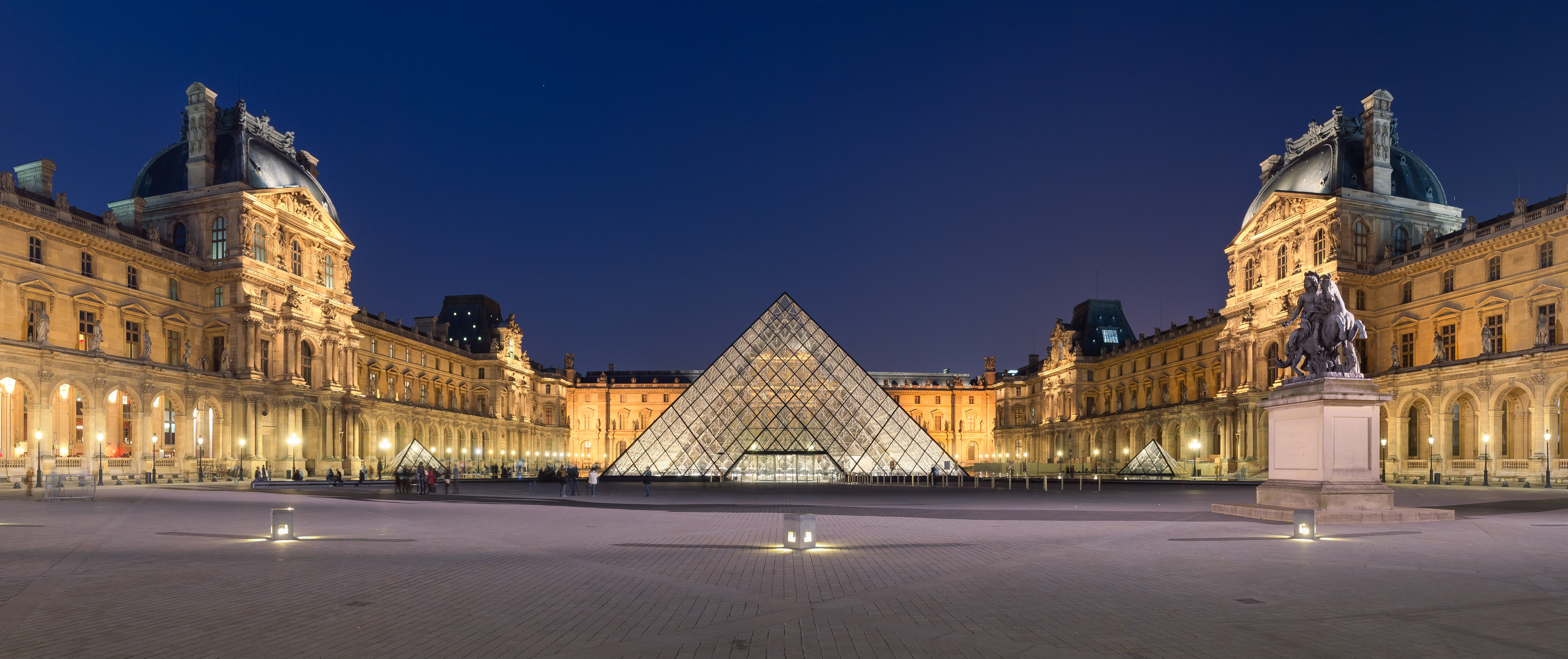 The Louvre in Paris in daylight, file photo
