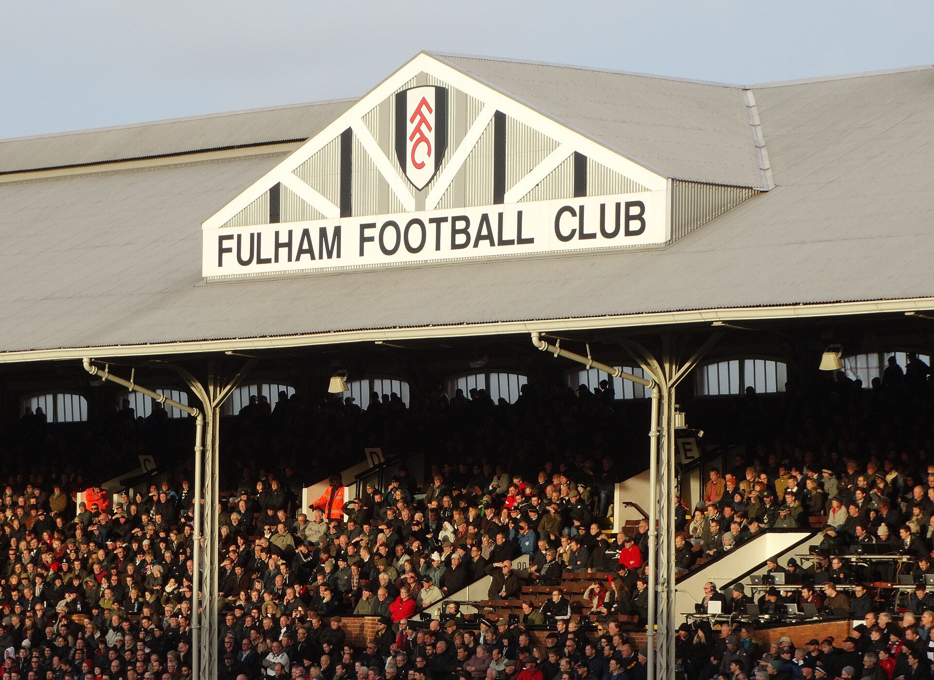 Craven Cottage in London, home of Fulham, where Saturday's Premier League match was played