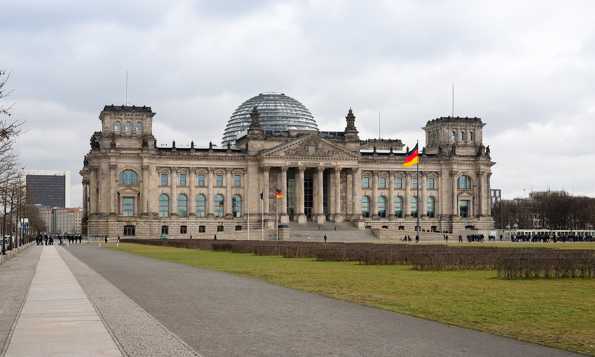 The Reichstag building in Berlin, home of the German Bundestag