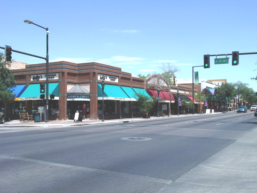 Downtown Glendale, Arizona.
