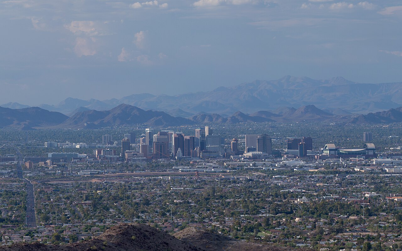 Downtown Phoenix on a bright day