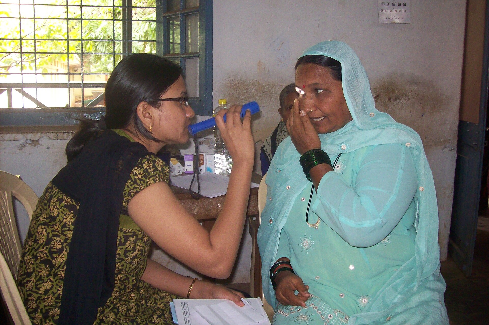 An eye examination (file photo)