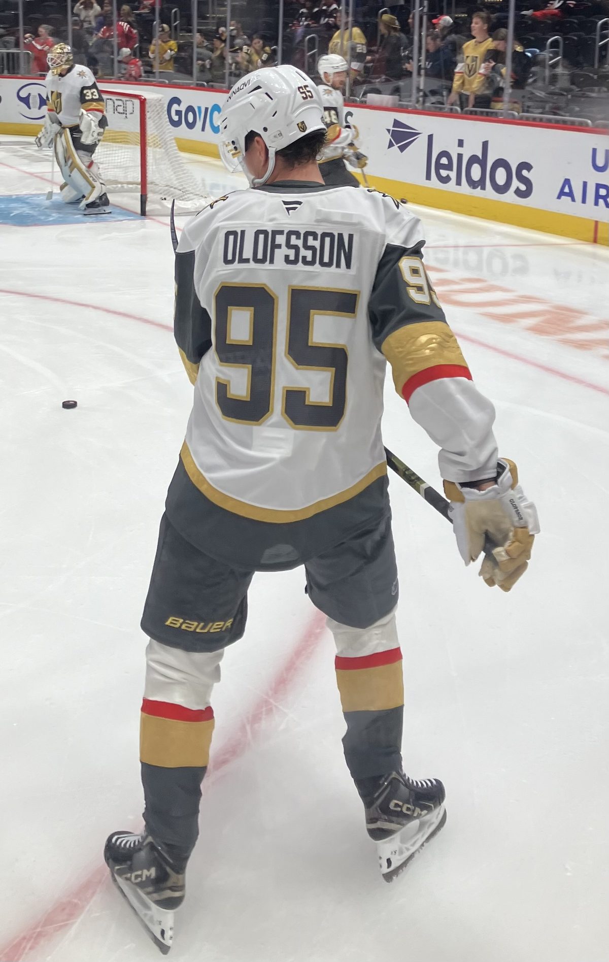 Vegas Golden Knights forward Victor Olofsson.