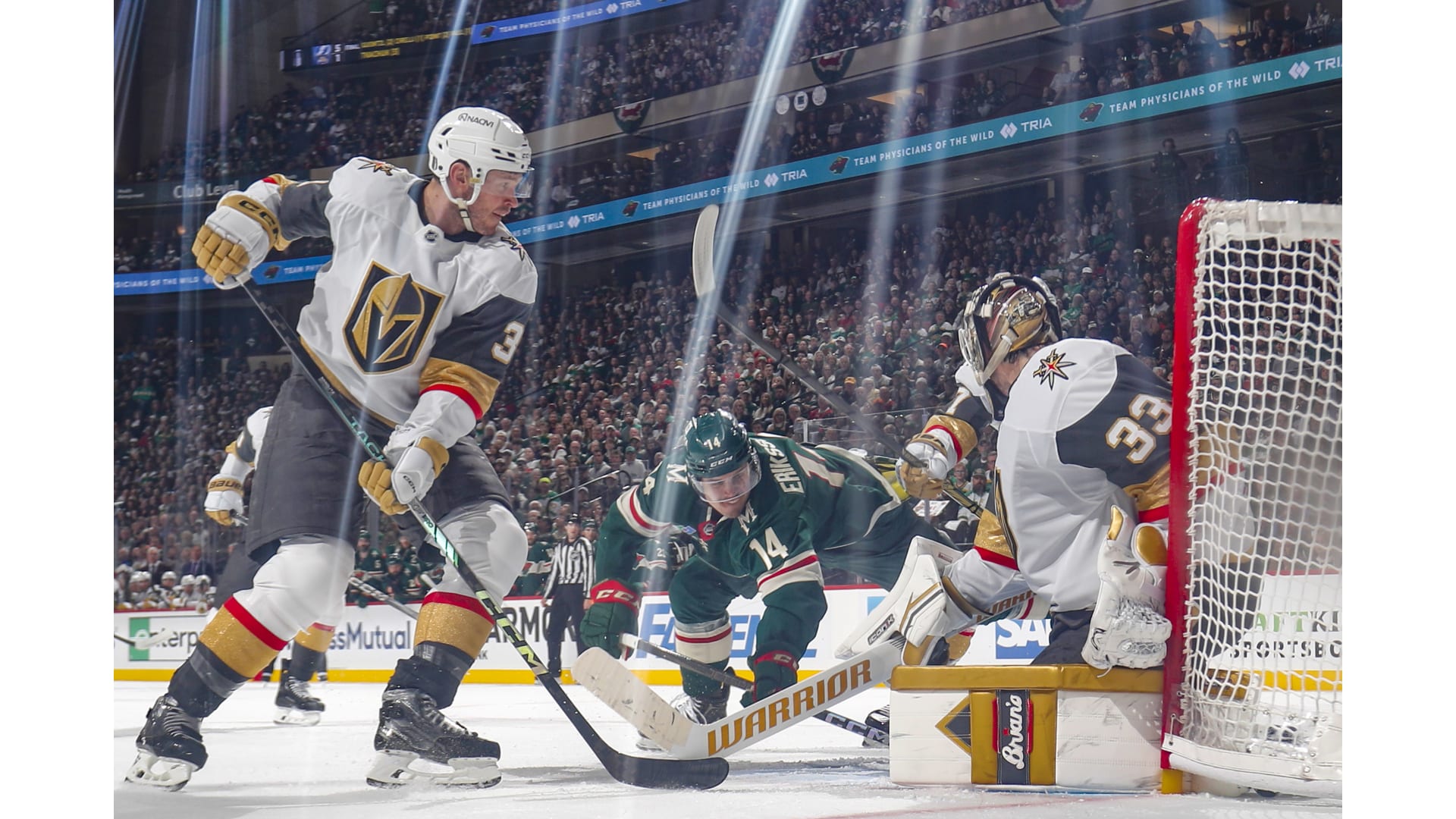 File photo: Vegas Golden Knights at the Minnesota Wild in St. Paul