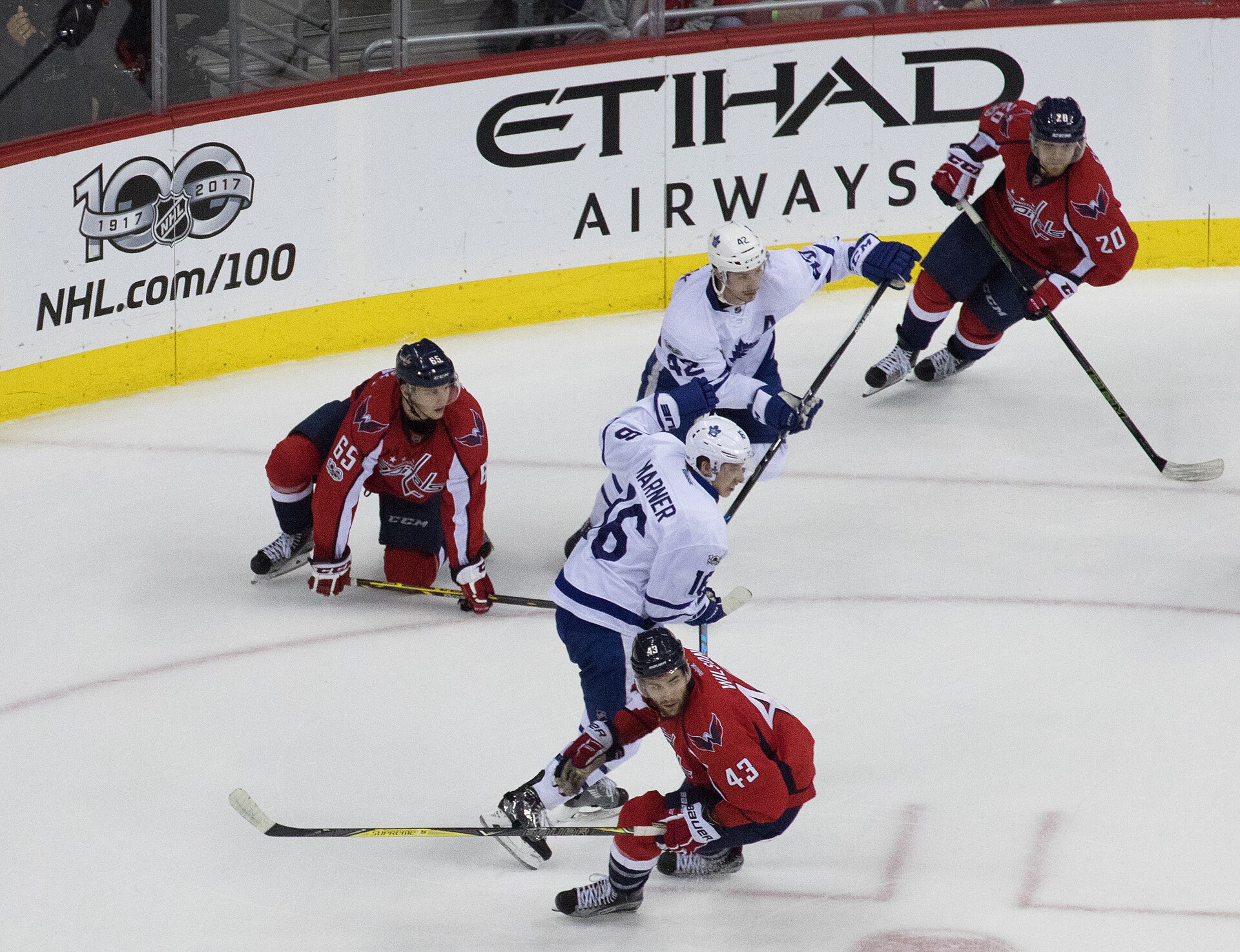 Mitch Marner in a Maple Leafs uniform — Thursday he faces his former club for the first time this season.